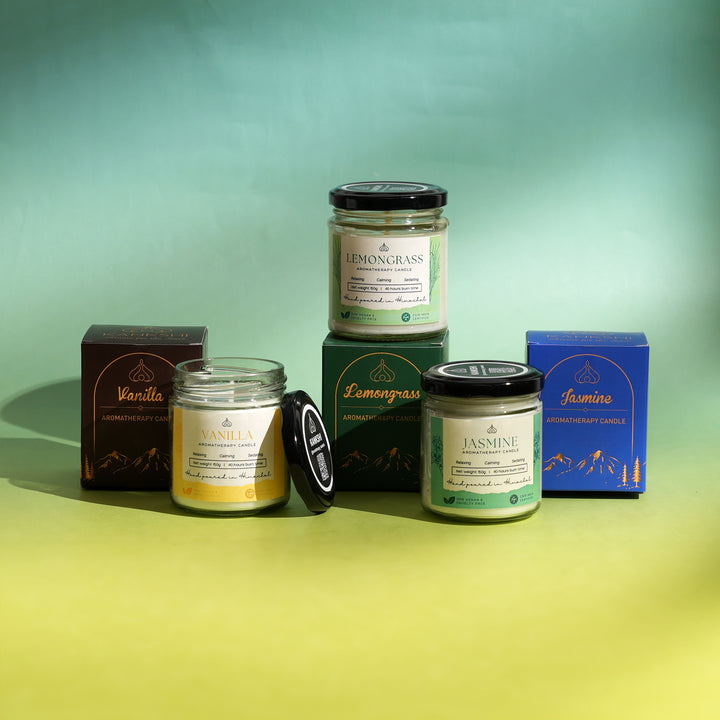 Scented Candle Trio Gift Set – Relaxing Aromatherapy Collection