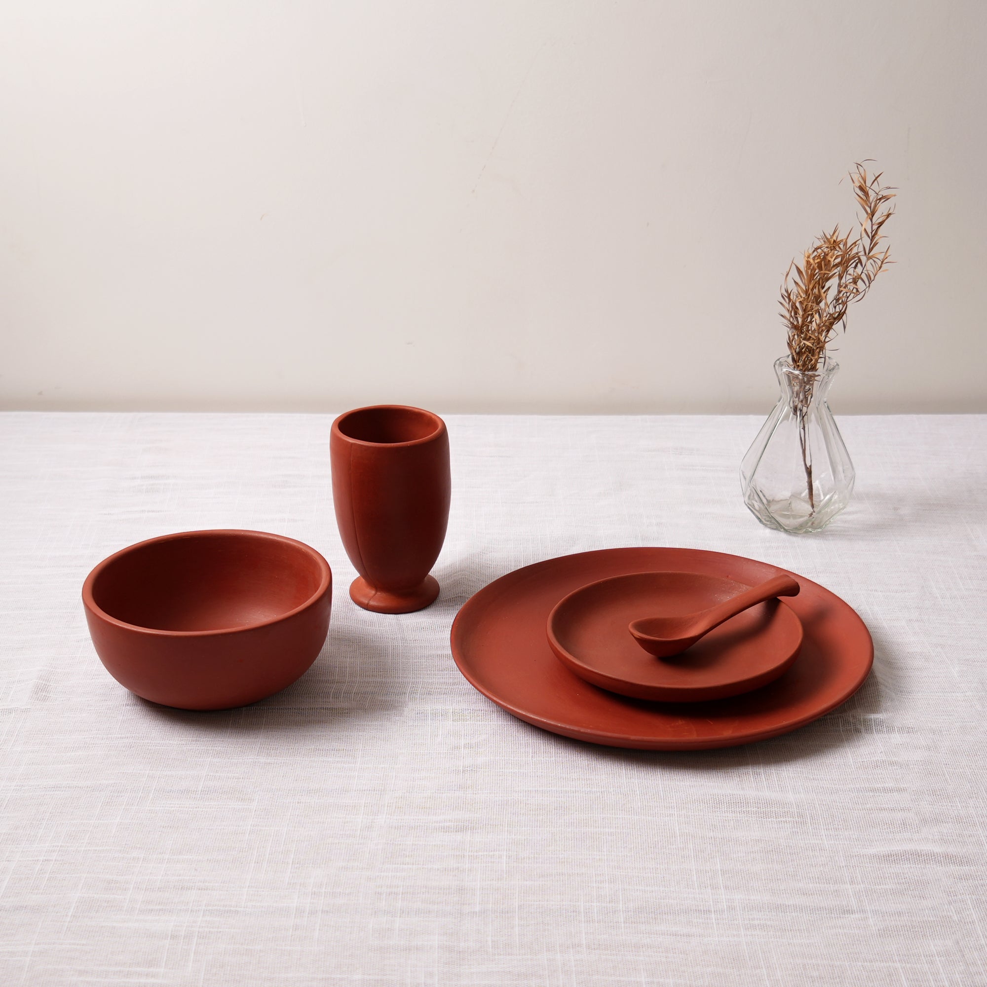 Handcrafted Terracotta Breakfast Collection