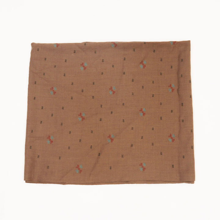 Kullu Handwoven Wool Shawl – Light Brown