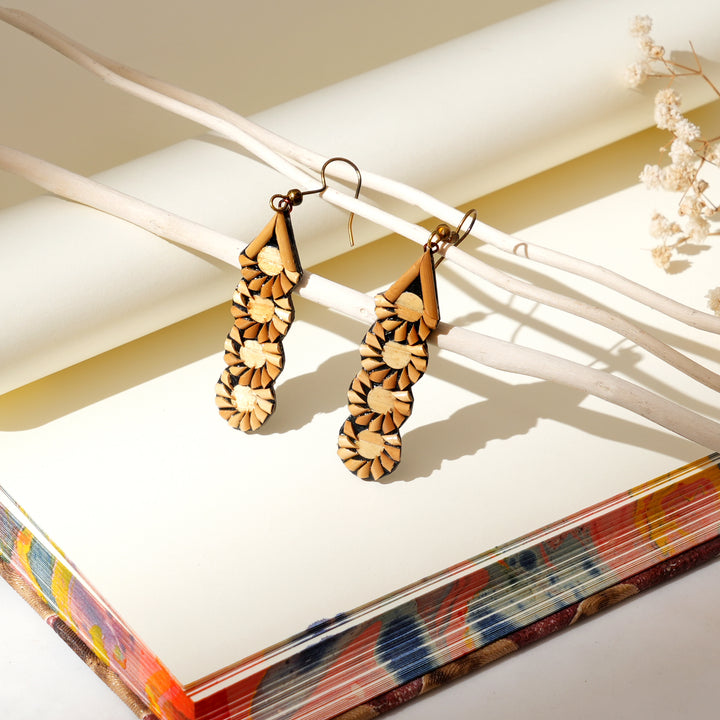 Handwoven Sikki Grass Earrings