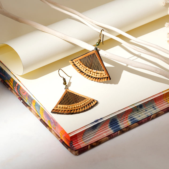 Handwoven Sikki Grass Earrings