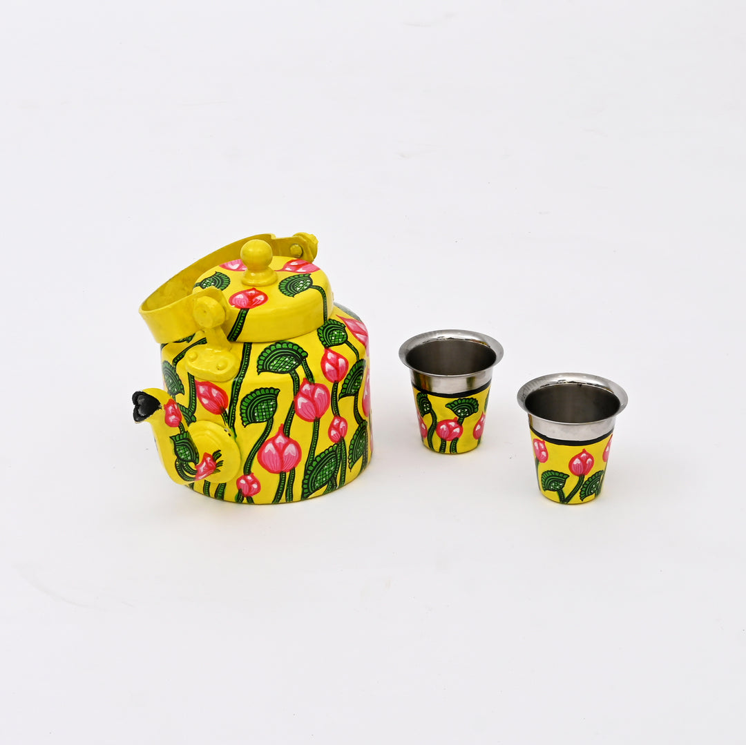 Art Kettle & Two Cup Set – Where Craft Meets Comfort