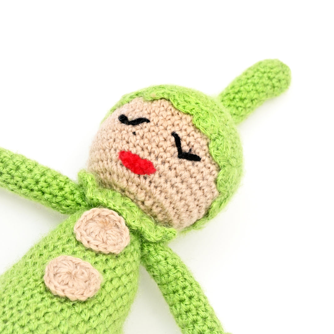 Customised Crochet Tikki Doll – Handcrafted Gift Toy