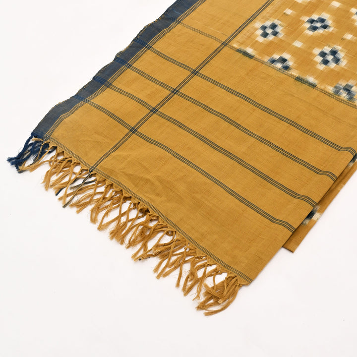 Handwoven Double Ikkat Cotton Dupatta