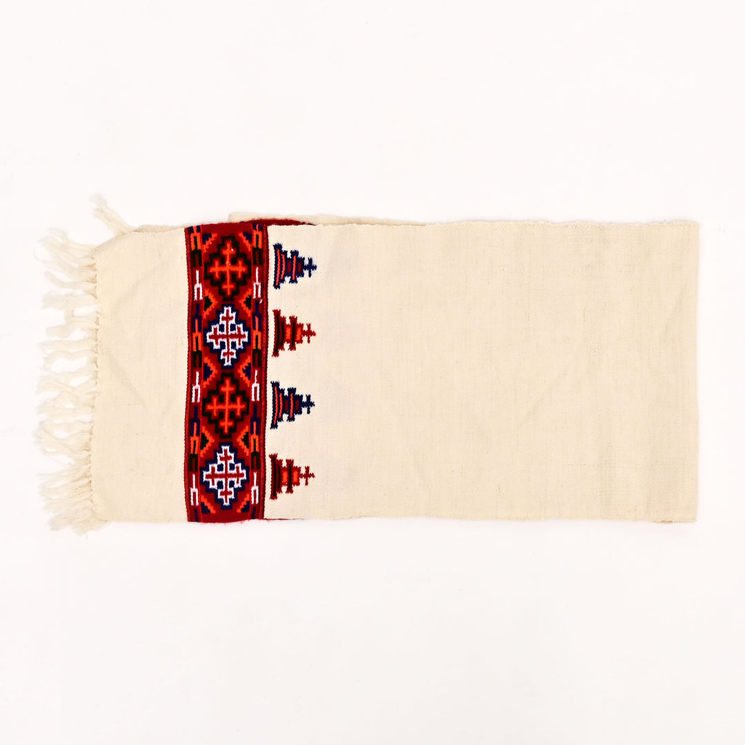 Kinnauri Wool Muffler – Brown | Heritage Weave