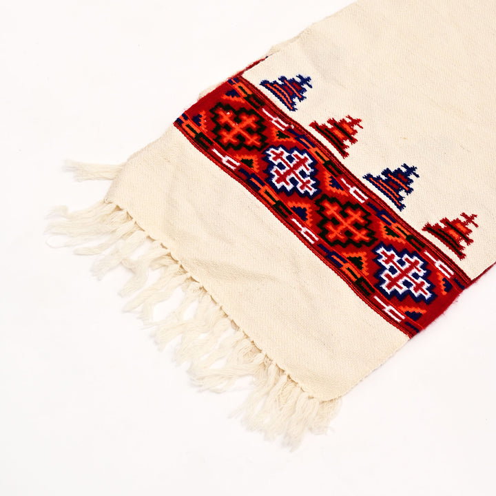 Kinnauri Wool Muffler – Brown | Heritage Weave
