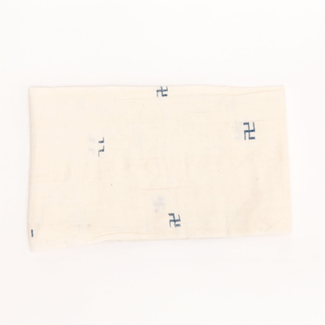 Handwoven Cotton Stole with Uttarakhand Designs