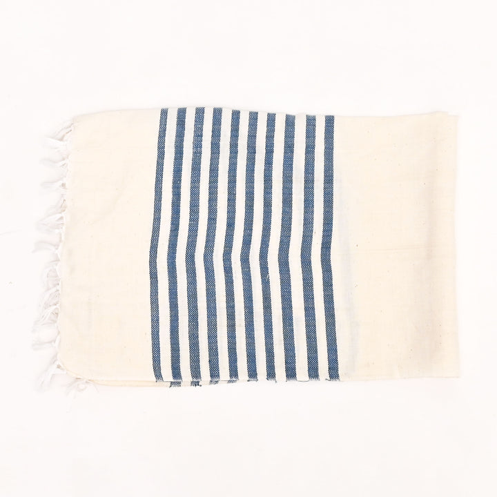 Handwoven Cotton Stole with Uttarakhand Designs