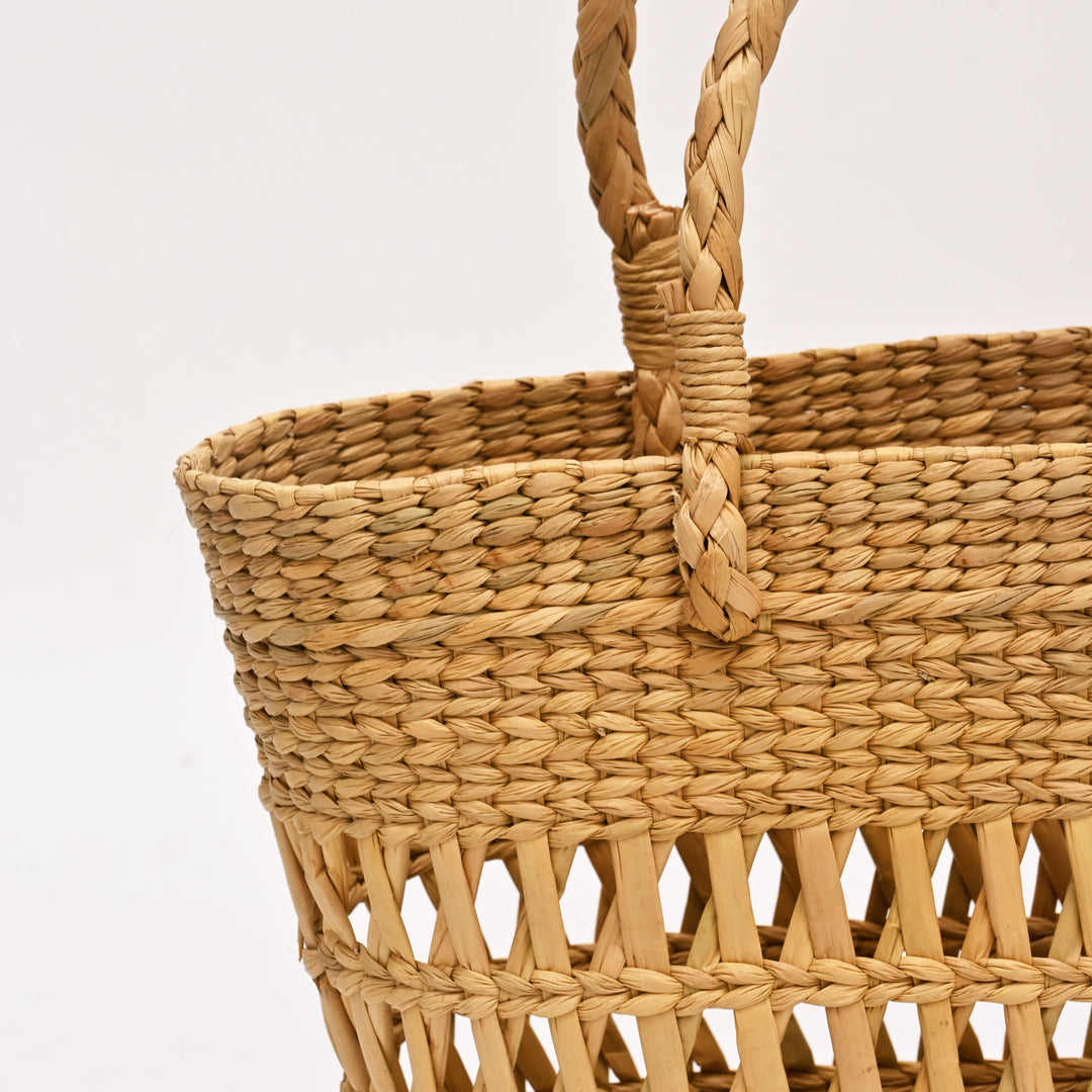 Handwoven Natural Fiber Tote bag