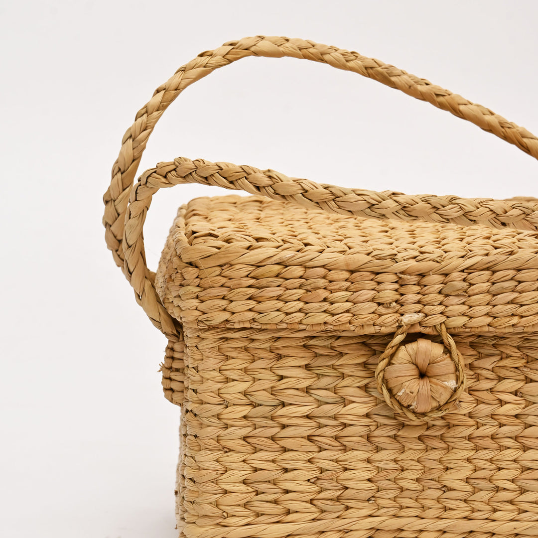 Handwoven Kauna Grass Storage Box