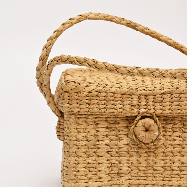 Handwoven Kauna Grass Storage Box
