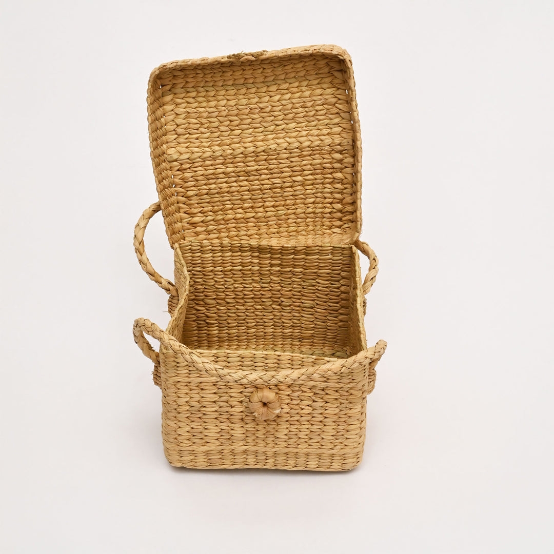 Handwoven Kauna Grass Storage Box