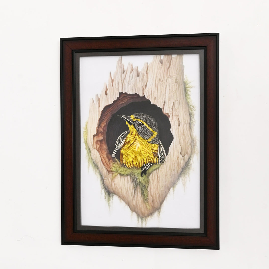 Handcrafted Paper Quilling Art – Hidden Bird