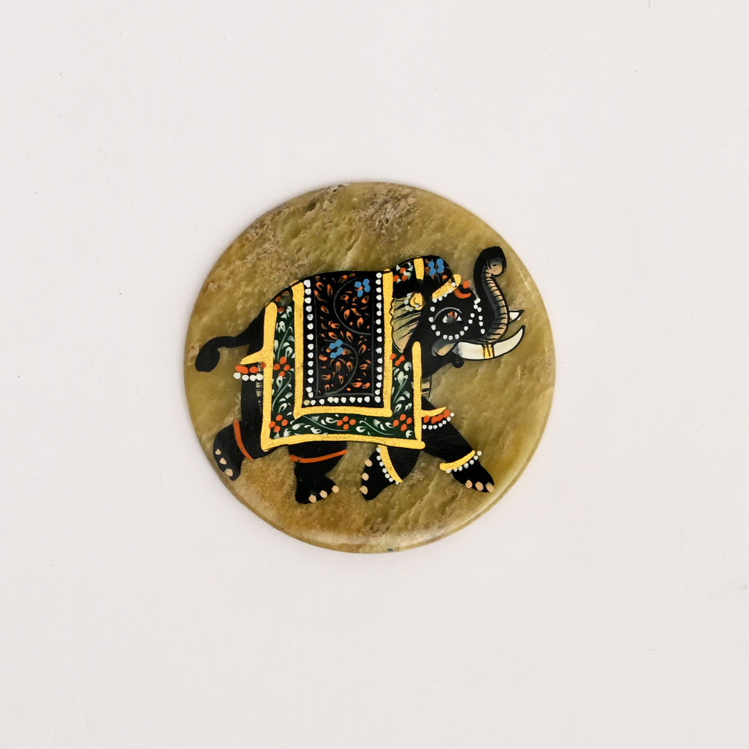 Handcrafted Elephant Coaster Set of 6