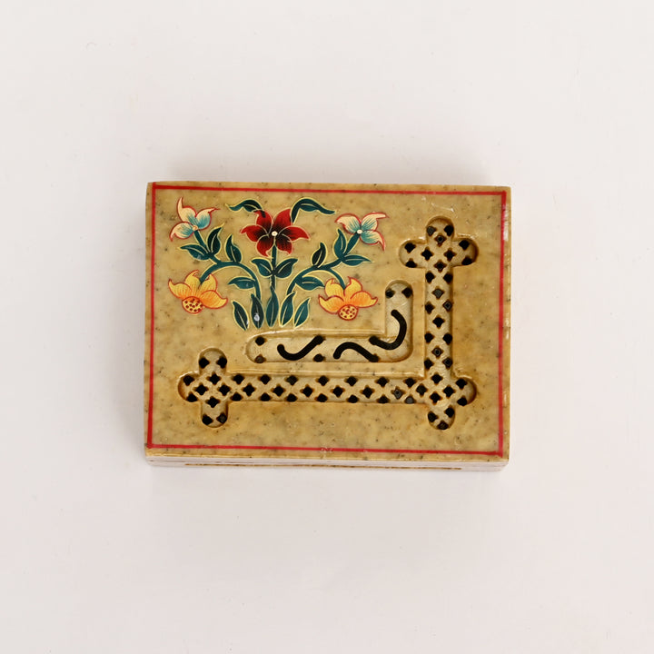 Soapstone Hand-Painted Floral Box3