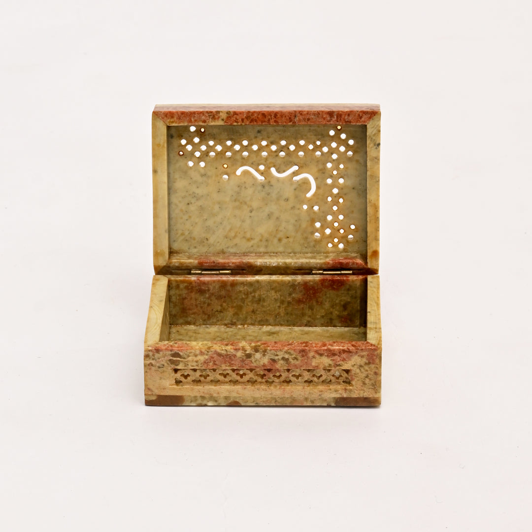 Soapstone Hand-Painted Floral Box3