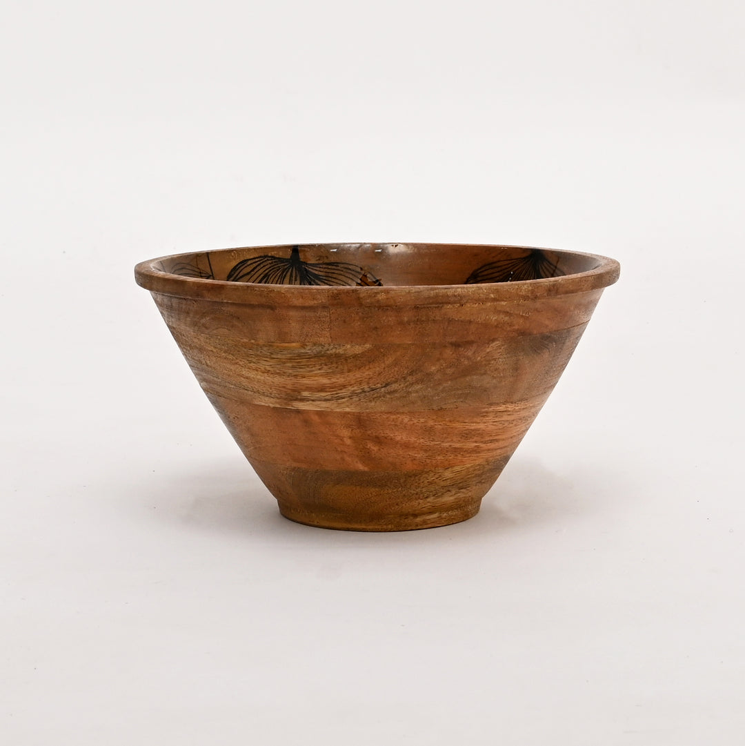 Hand-Painted Bowl – Butterfly & Floral Design