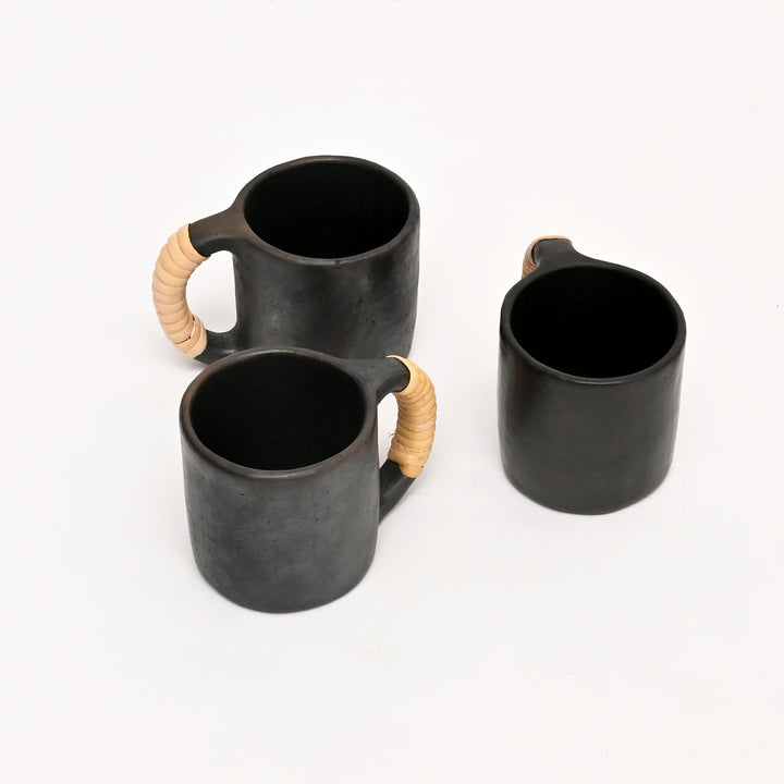 Artisan Black Terracotta Tea Set