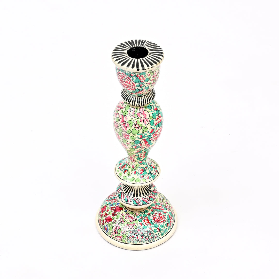 Handcrafted Paper Mache Candle Stand