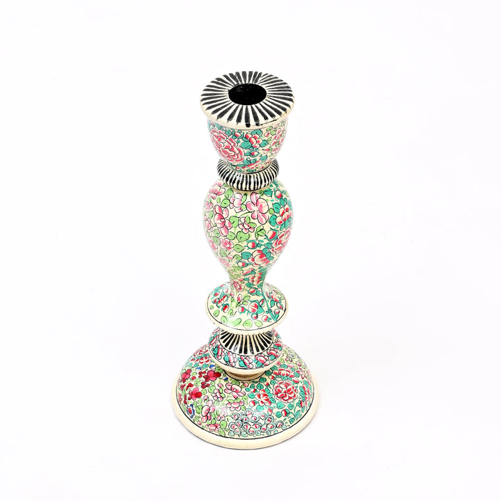 Handcrafted Paper Mache Candle Stand