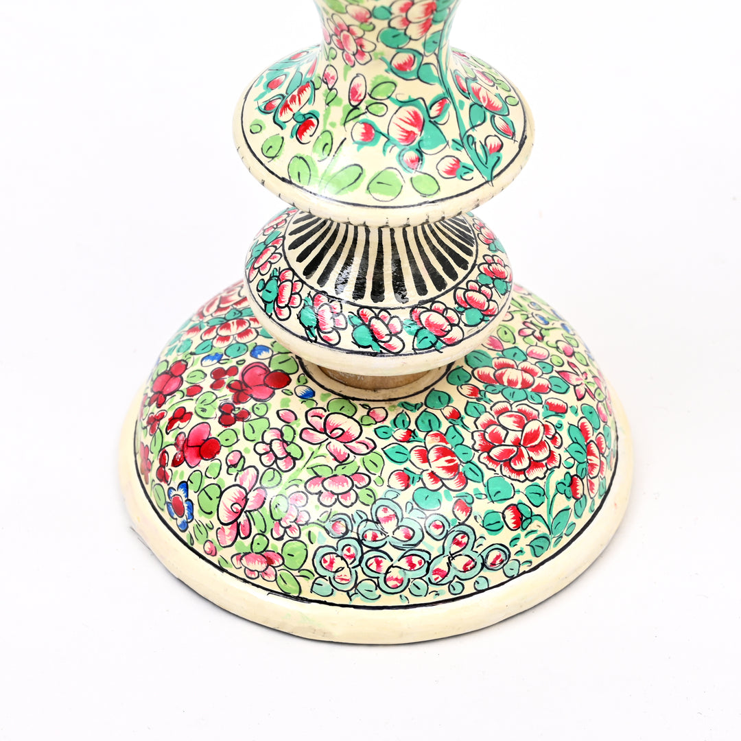 Handcrafted Paper Mache Candle Stand