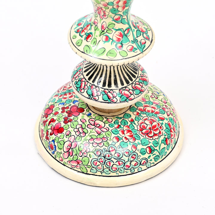 Handcrafted Paper Mache Candle Stand