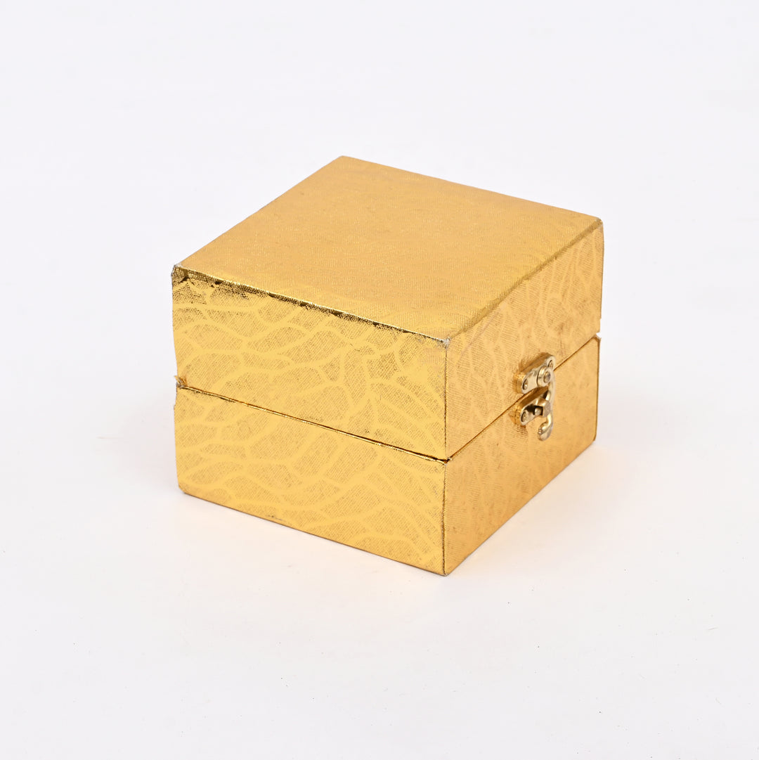 Luxury Hammered Brass Pot Candle with Floral Lid