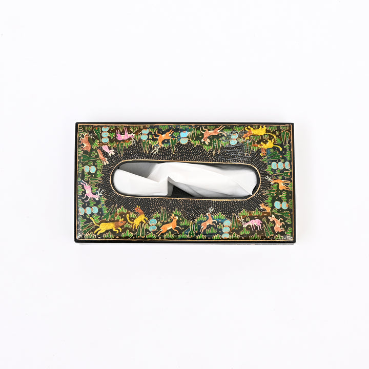 Handcrafted Paper Mache Tissue Box