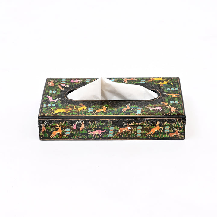 Handcrafted Paper Mache Tissue Box