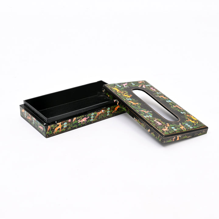 Handcrafted Paper Mache Tissue Box