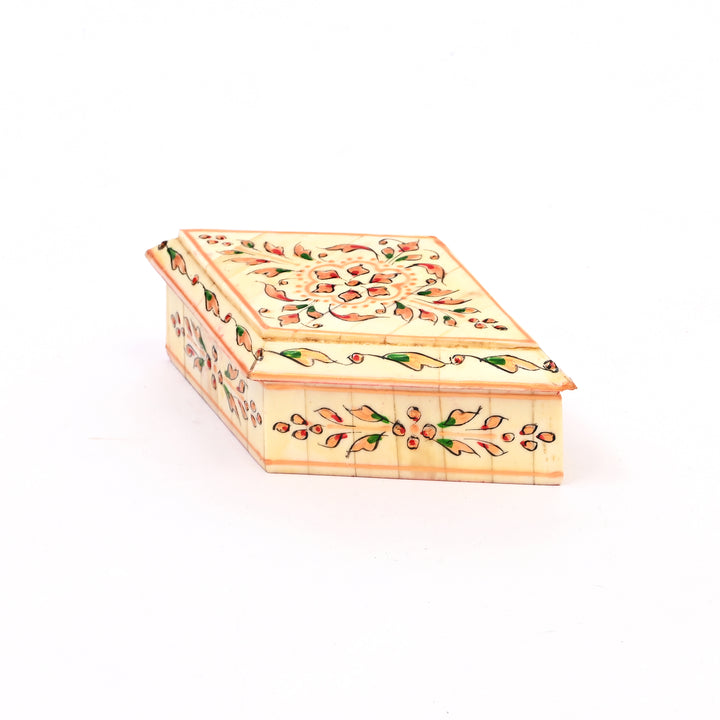 Handcrafted Bone Designer Keepsake Box