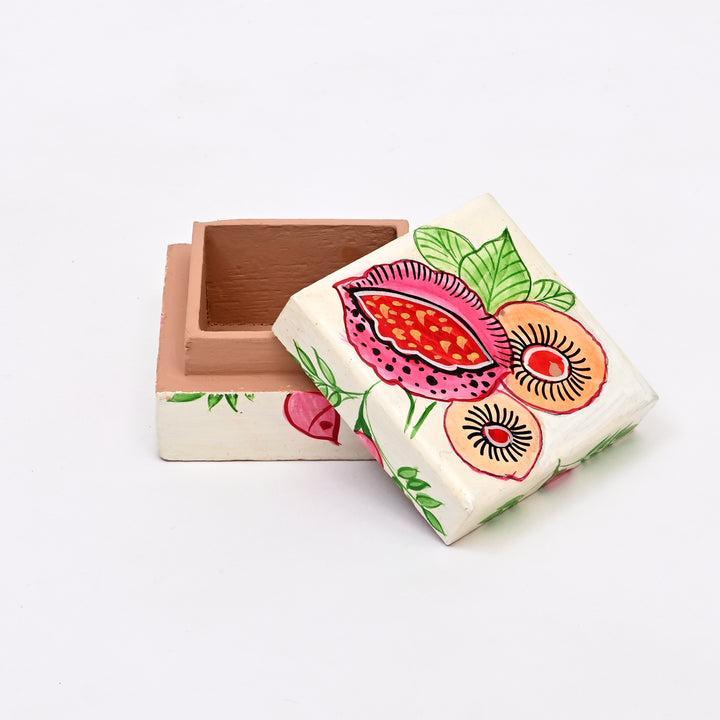 Handcrafted Wooden Flat Box - Animal Art (Set of 2)