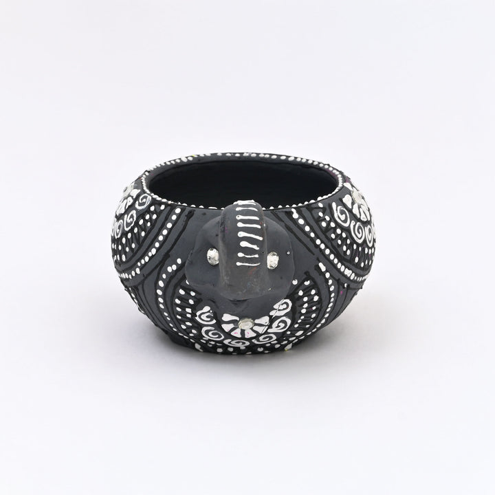 4-Piece Terracotta Animal Diya Set