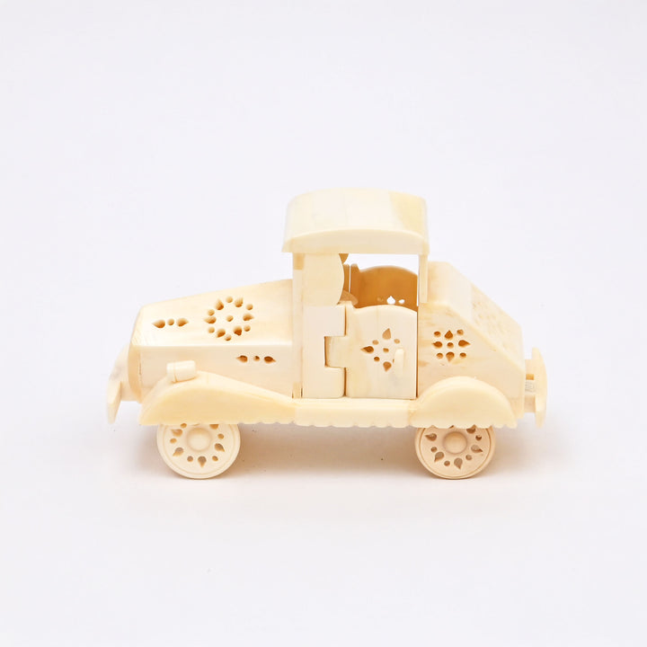 Handcrafted Bone Miniature Car