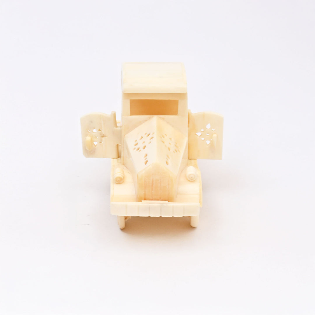Handcrafted Bone Miniature Car