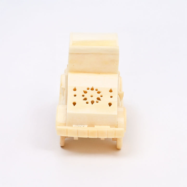 Handcrafted Bone Miniature Car