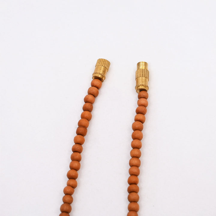 Handcrafted 3D Floral Wood Pendant Necklace