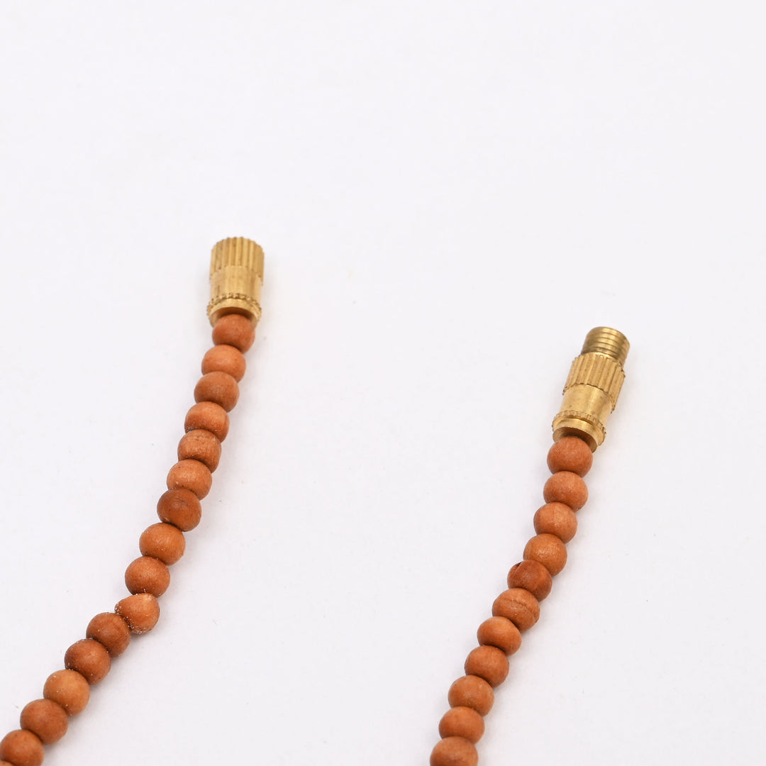 Wooden Pendant Necklace for Women | Handcrafted Wood Jali Design | Boho Style Jewelry