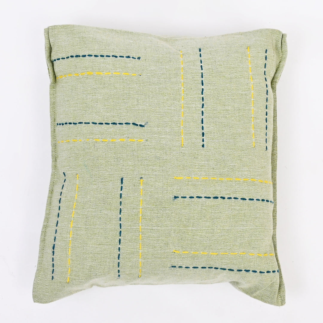 Hand Embroidered Cotton Cushion Cover