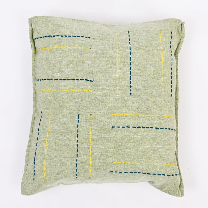 Hand Embroidered Cotton Cushion Cover