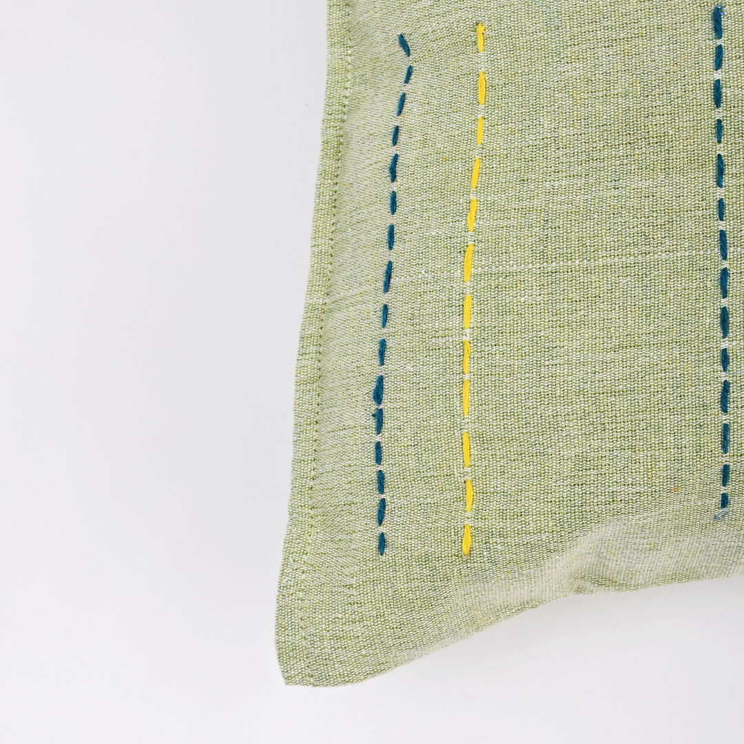 Hand Embroidered Cotton Cushion Cover