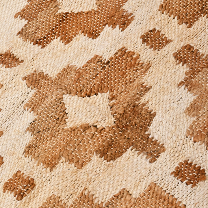 Mosaic Handwoven Cotton-Jute Rug