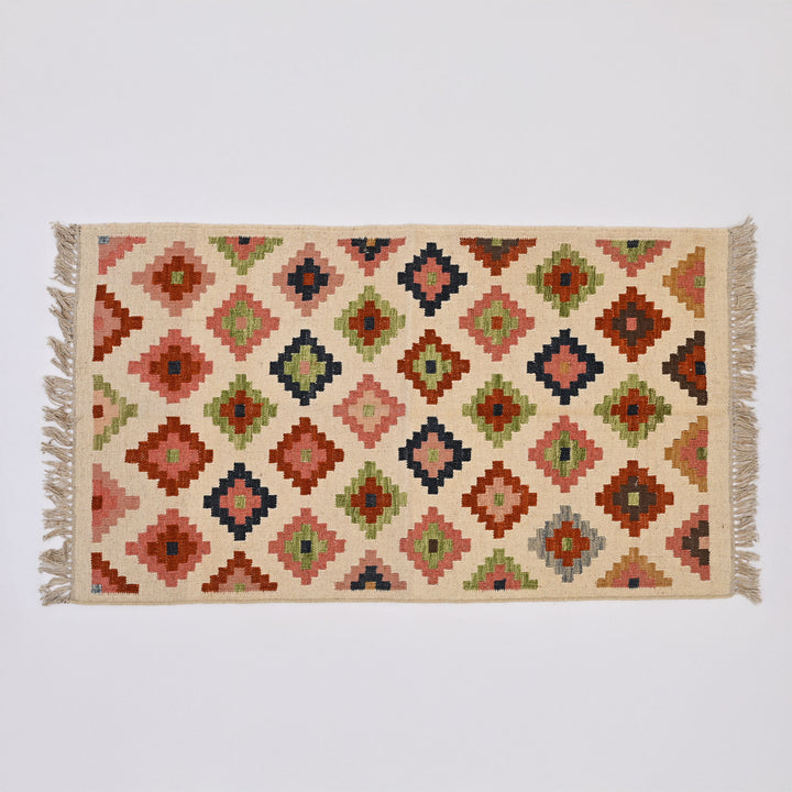 Desert Jewel Kilim Wool Rug