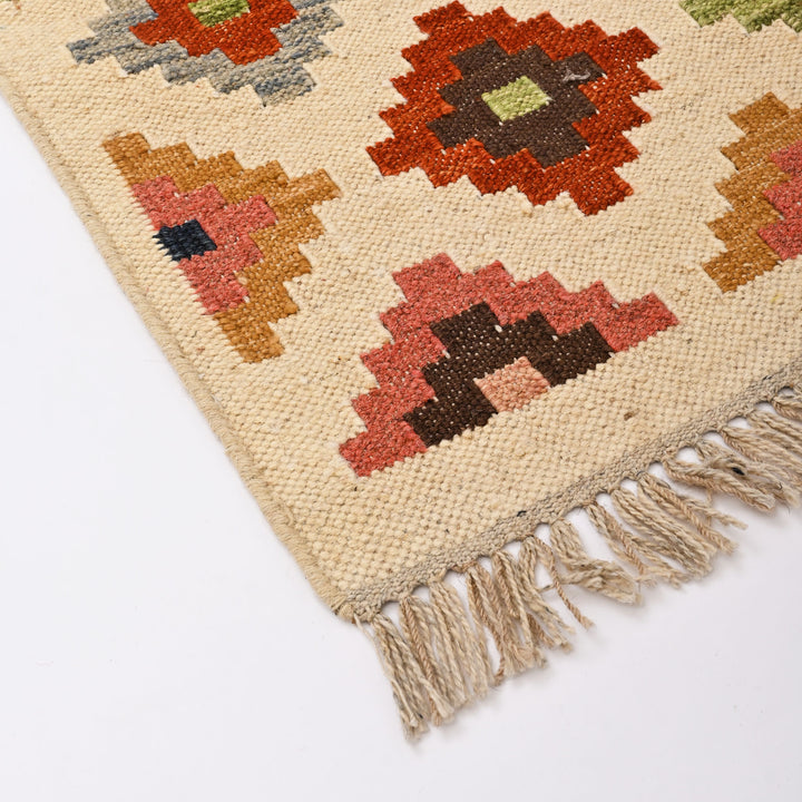 Desert Jewel Kilim Wool Rug