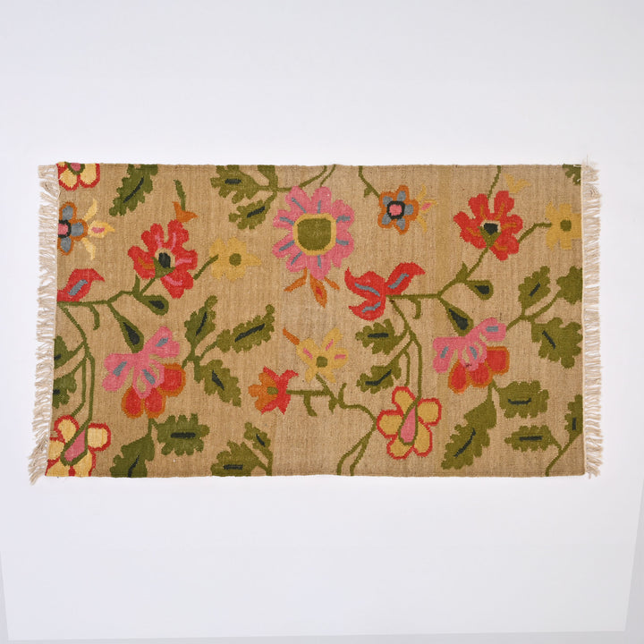Floral Meadow Handwoven Wool Rug