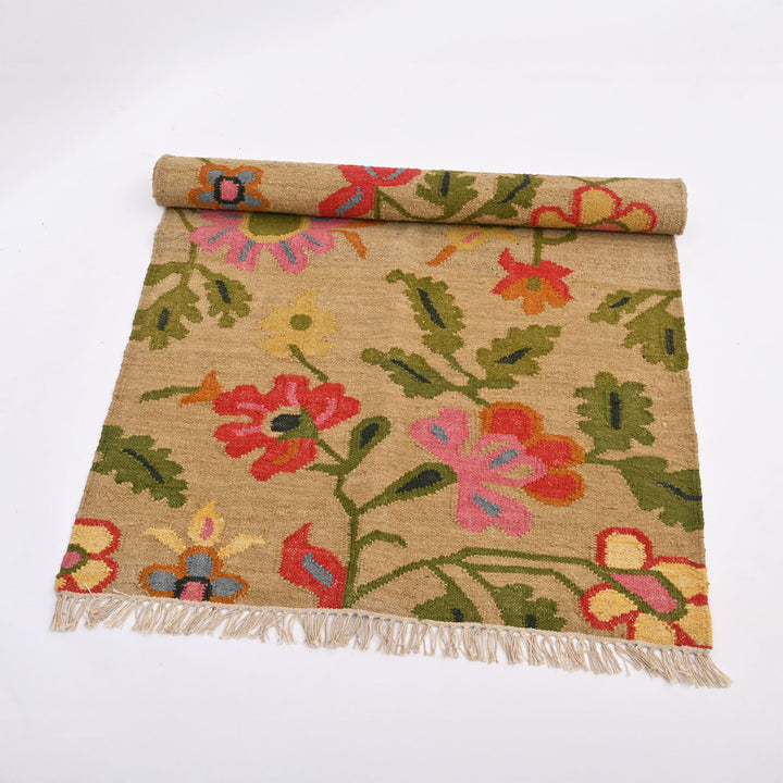 Floral Meadow Handwoven Wool Rug