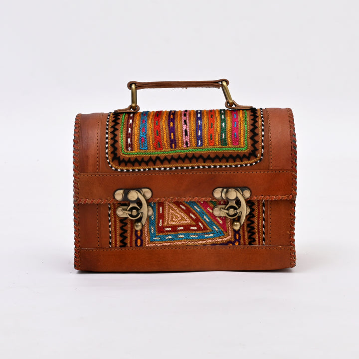 Handcrafted Goat Leather Utility Bag
