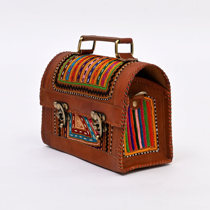 Handcrafted Goat Leather Utility Bag