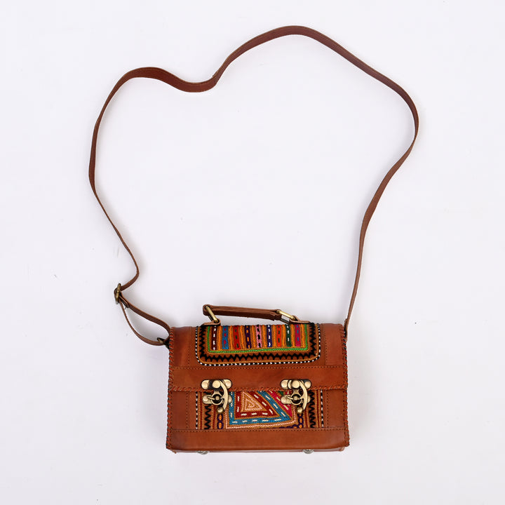 Handcrafted Goat Leather Utility Bag