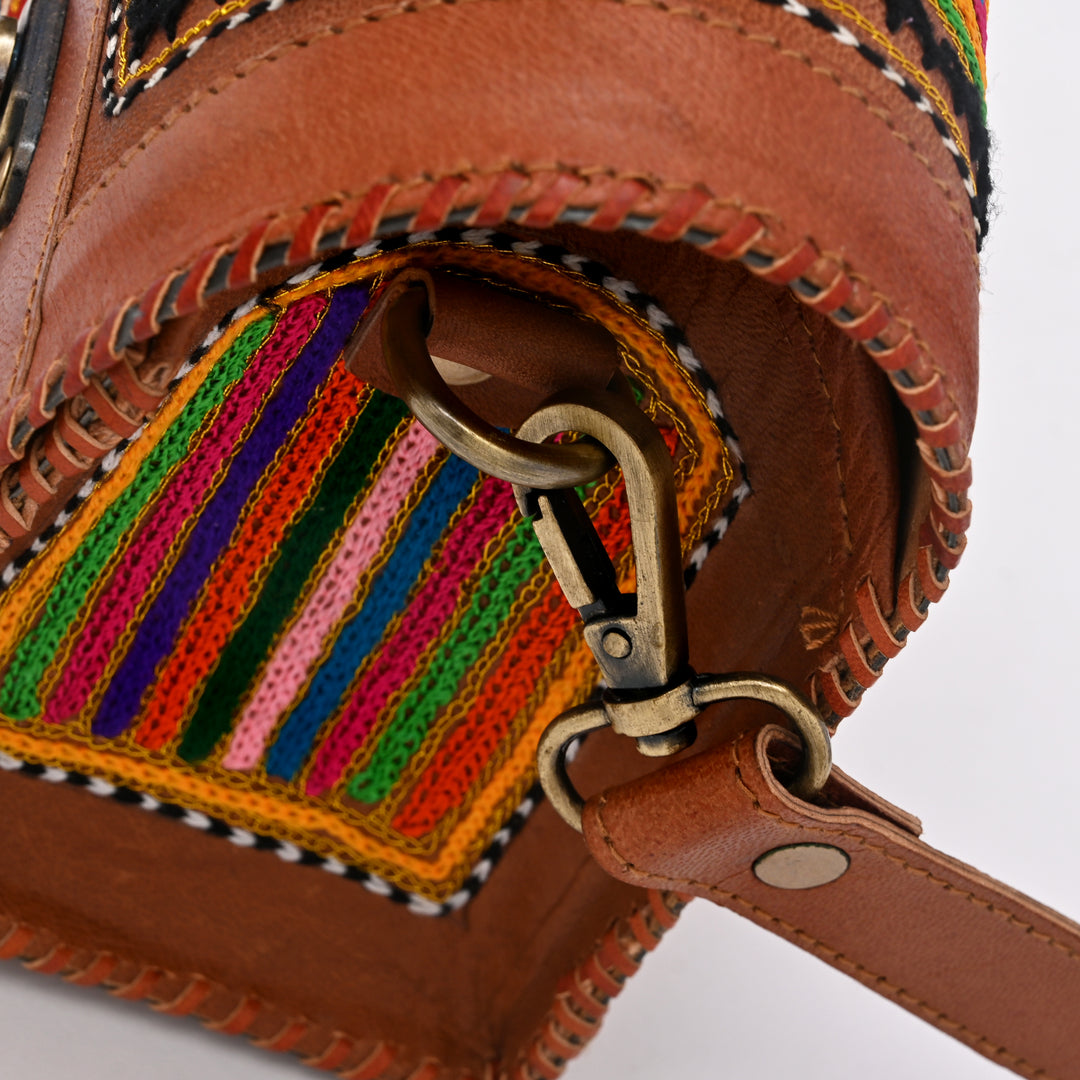 Handcrafted Goat Leather Utility Bag